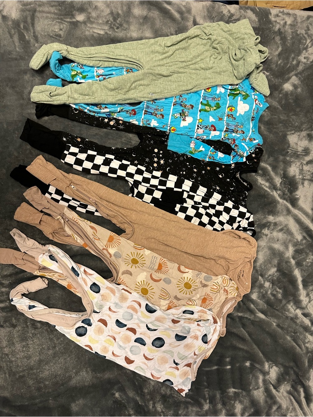 Little Sleepies Crescent Zippy Bundle- 12-18 months